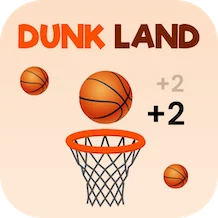 Dunk Land Game Logo