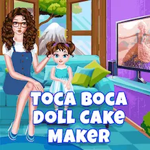 Toca Boca Doll Cake Maker Game Logo